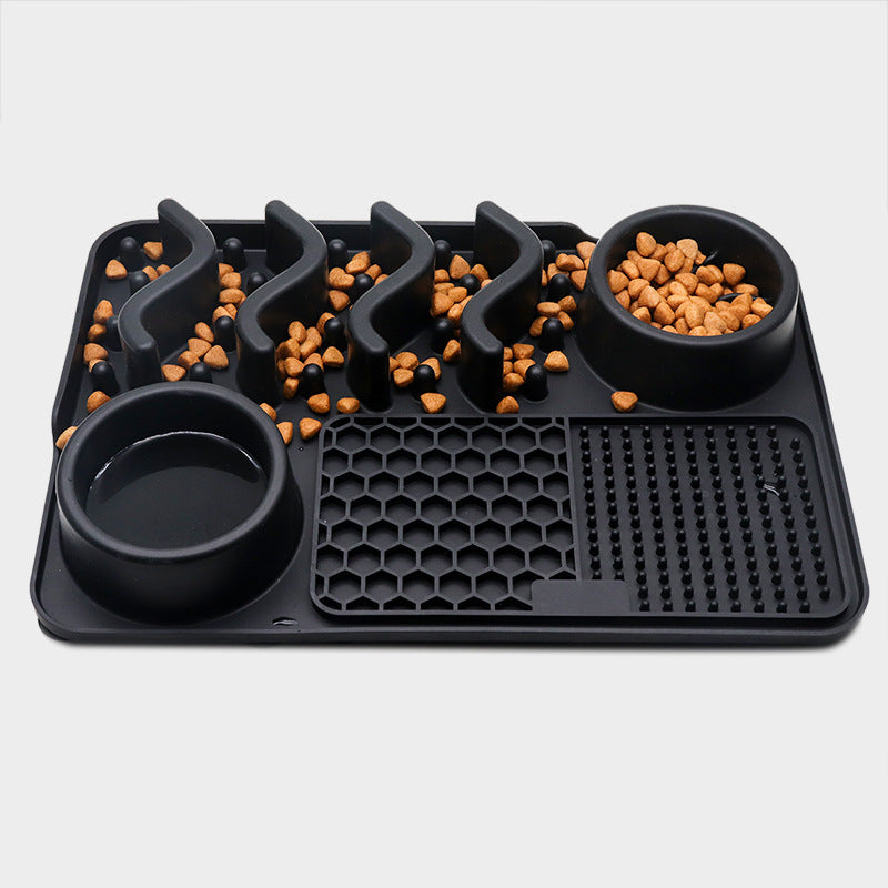 Dog Silicone Licking Pad Pet Licking Mat Silicone Smelling Mat Multifunctional Food Bowl Pets Supplies - Bottega Happy Products