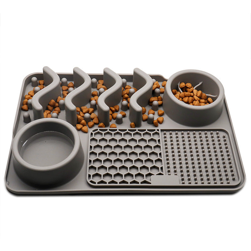 Dog Silicone Licking Pad Pet Licking Mat Silicone Smelling Mat Multifunctional Food Bowl Pets Supplies - Bottega Happy Products