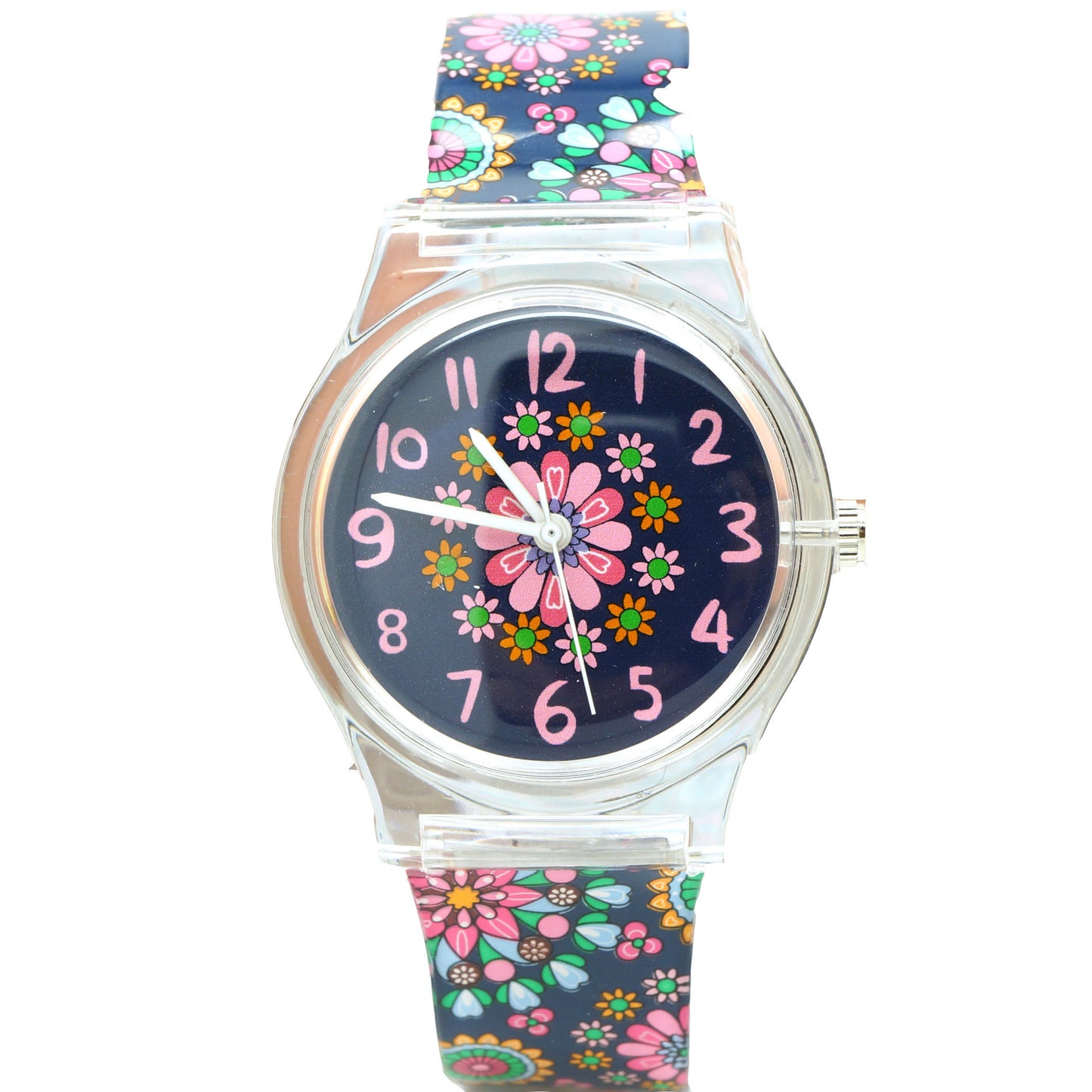 Floral quartz watch - Bottega Happy Products