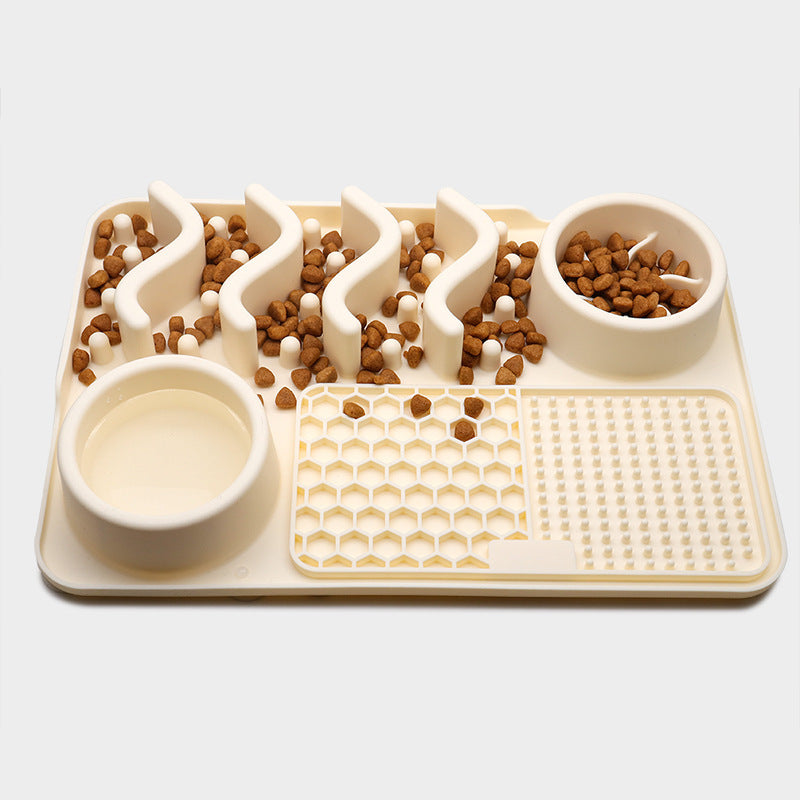 Dog Silicone Licking Pad Pet Licking Mat Silicone Smelling Mat Multifunctional Food Bowl Pets Supplies - Bottega Happy Products