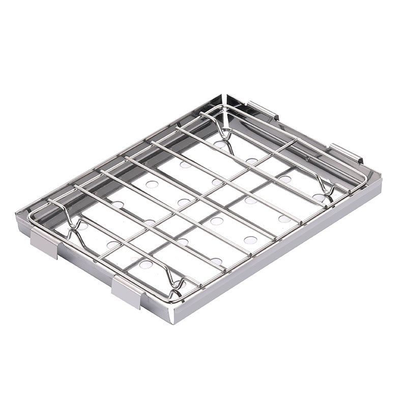 Portable Camping Dual-use Outdoor Stainless Steel Removable Barbecue Grill - Bottega Happy Products
