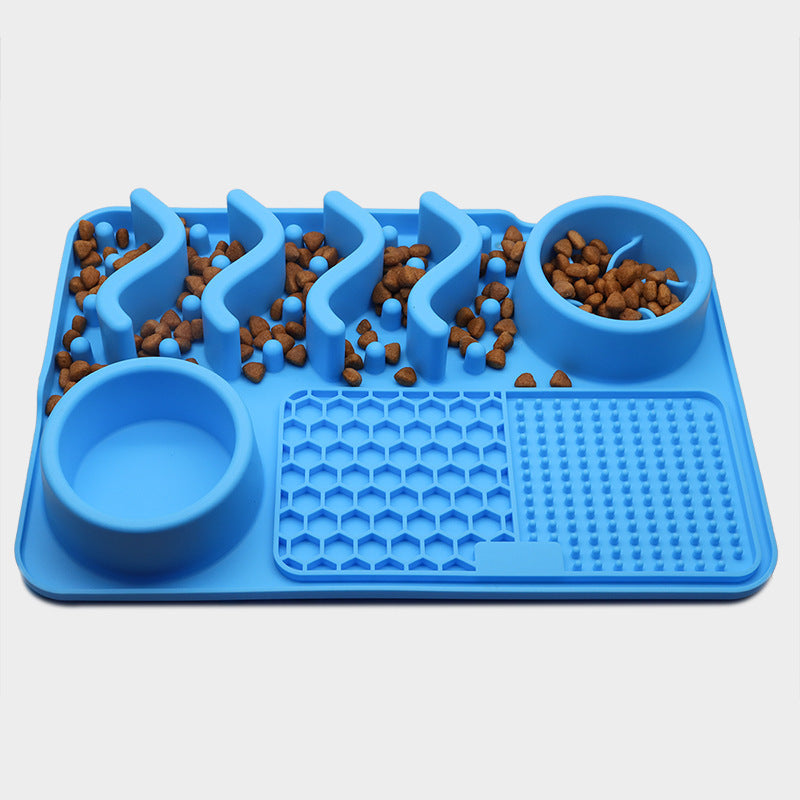 Dog Silicone Licking Pad Pet Licking Mat Silicone Smelling Mat Multifunctional Food Bowl Pets Supplies - Bottega Happy Products