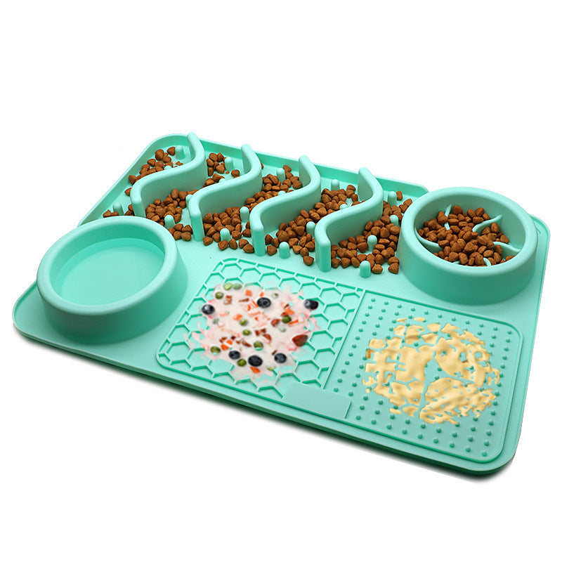 Dog Silicone Licking Pad Pet Licking Mat Silicone Smelling Mat Multifunctional Food Bowl Pets Supplies - Bottega Happy Products