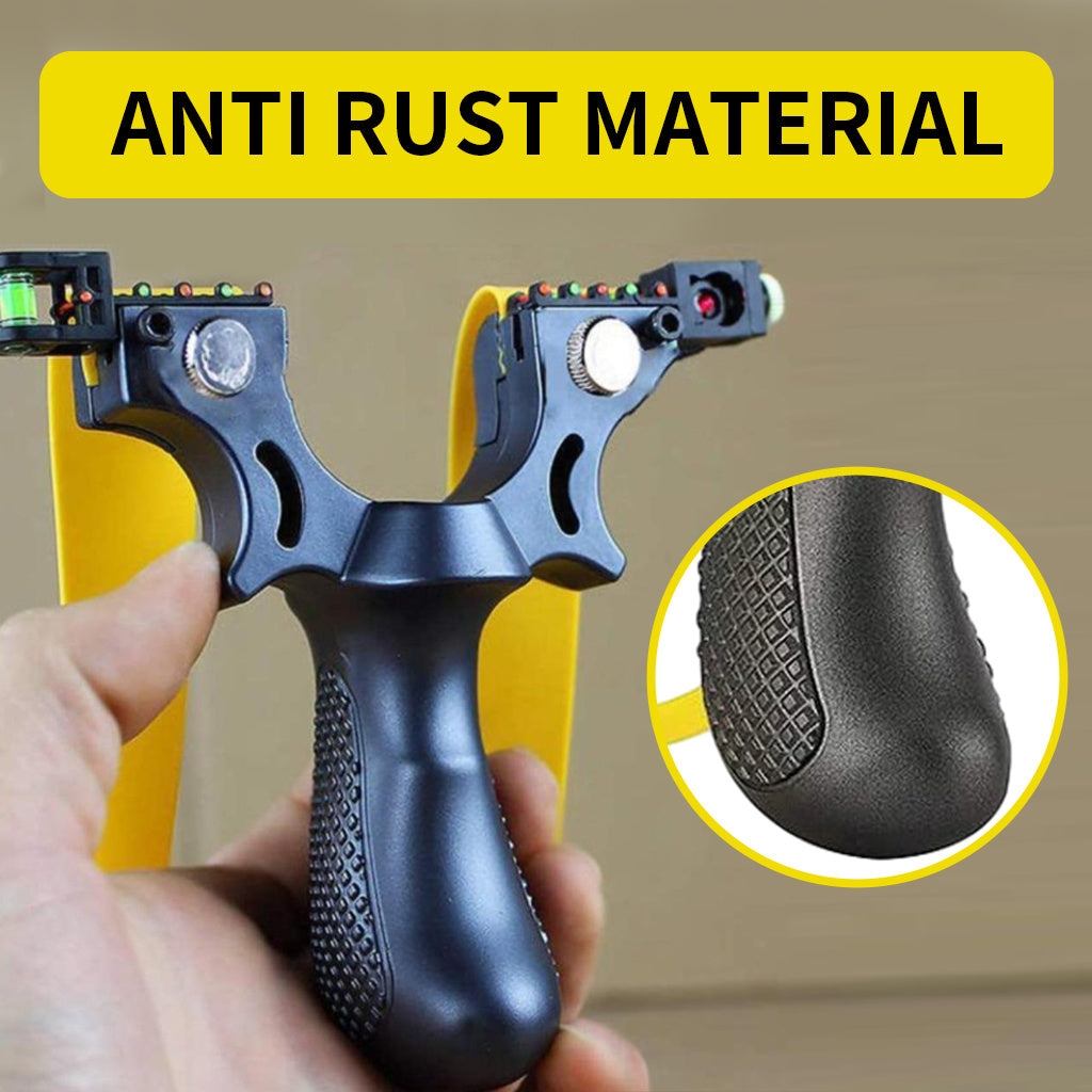 Slingshot Sight Light Flat Rubber Slingshot Outdoor Shooting Gear Launch Shot Sports Toy - Bottega Happy Products