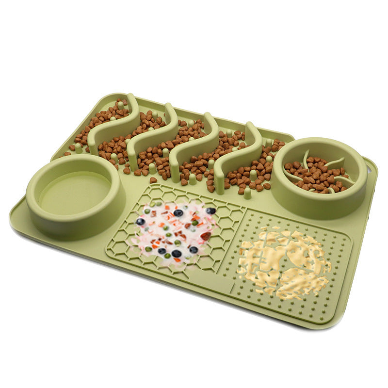 Dog Silicone Licking Pad Pet Licking Mat Silicone Smelling Mat Multifunctional Food Bowl Pets Supplies - Bottega Happy Products