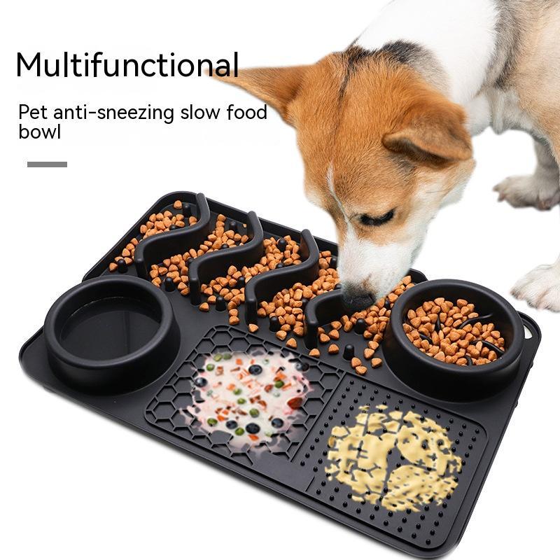 Dog Silicone Licking Pad Pet Licking Mat Silicone Smelling Mat Multifunctional Food Bowl Pets Supplies - Bottega Happy Products