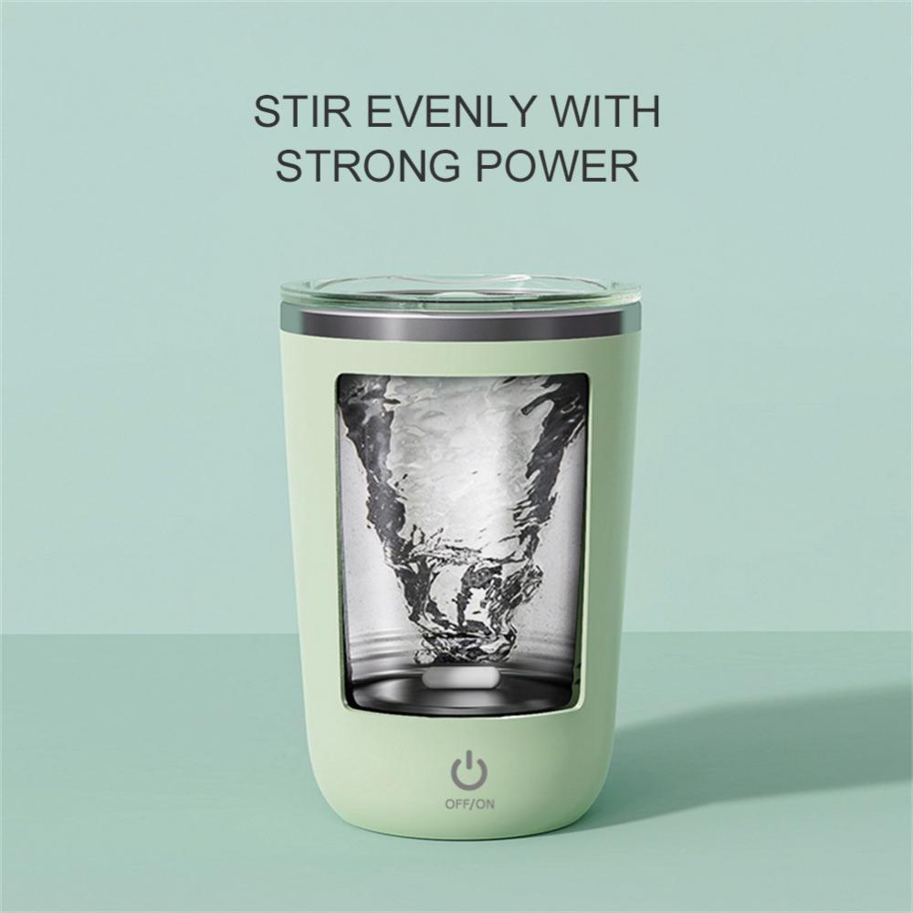 350ml Automatic Self Stirring Mug Coffee Milk Juice Mixing Cup Electric Stainless Steel Lazy Rotating Mug Magnetic Stirring Cup Kitchen Gadgets - Bottega Happy Products
