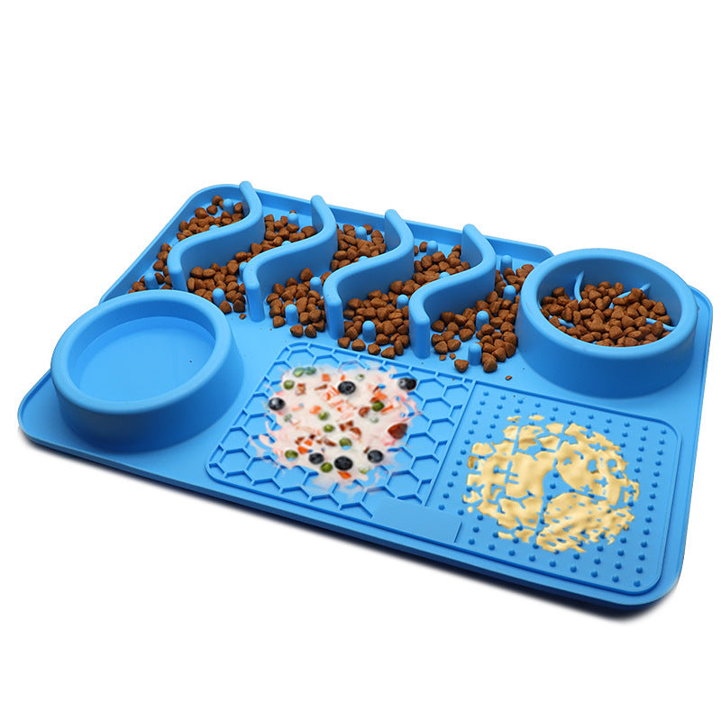 Dog Silicone Licking Pad Pet Licking Mat Silicone Smelling Mat Multifunctional Food Bowl Pets Supplies - Bottega Happy Products