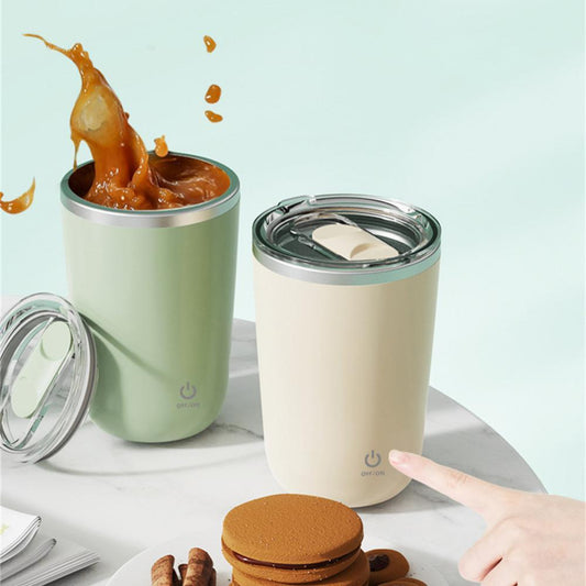 350ml Automatic Self Stirring Mug Coffee Milk Juice Mixing Cup Electric Stainless Steel Lazy Rotating Mug Magnetic Stirring Cup Kitchen Gadgets - Bottega Happy Products